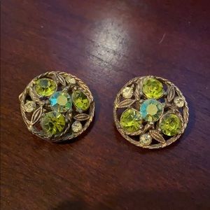 Vintage clip on earrings.